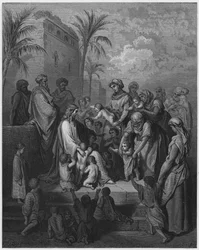 Jesus segnet die Kinder